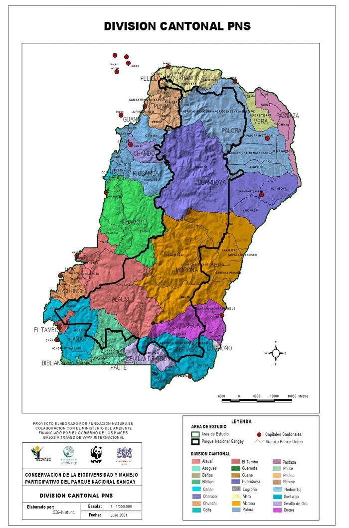 DIVISION PROVINCIAL PARQUE NACIONAL SANGAY