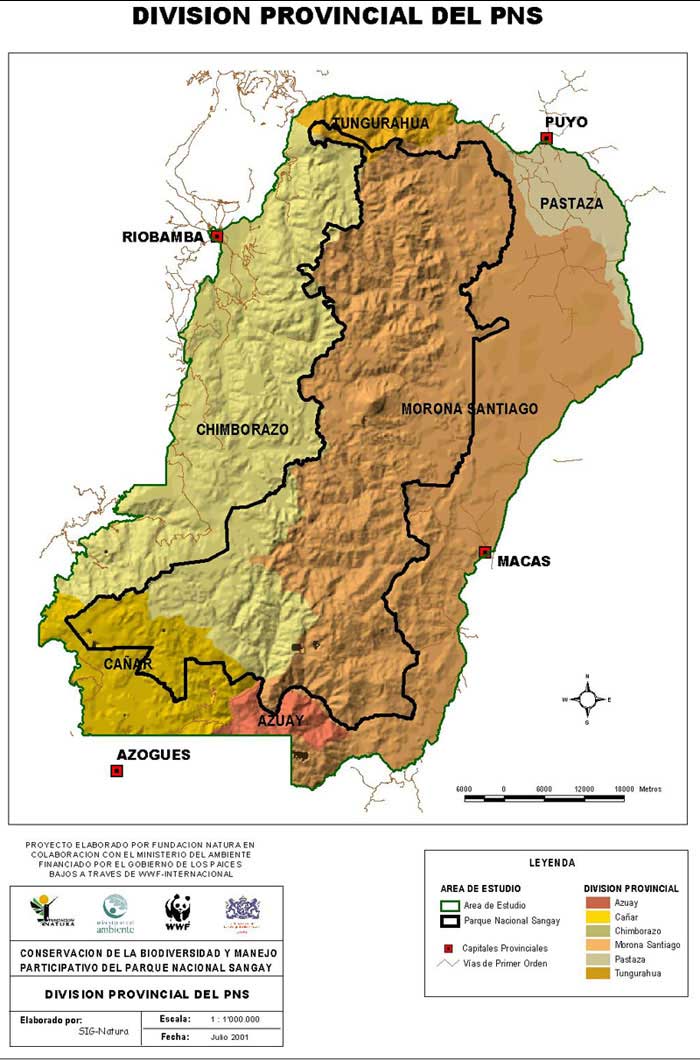 DIVISION PROVINCIAL PARQUE NACIONAL SANGAY